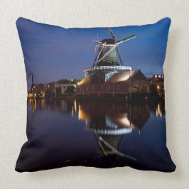Leidschendam-Windmühle mit Nachdenken Kissen