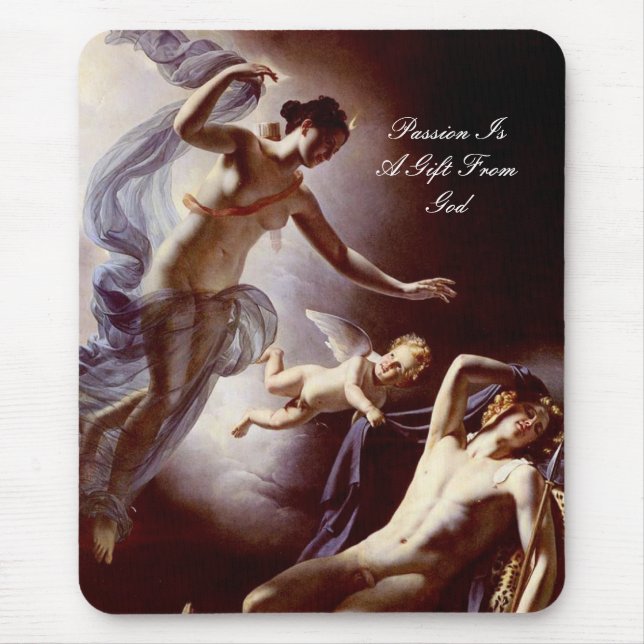 LEIDUNG IST EIN GESCHENK VON GOTT MOUSEPAD (Vorne)