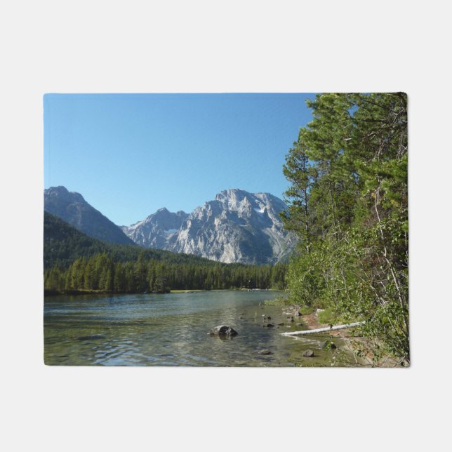 Leigh Lake at Grand Teton Nationalpark Fußmatte (Vorderseite)