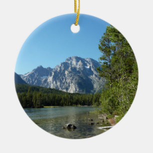 Leigh Lake at Grand Teton Nationalpark Keramik Ornament
