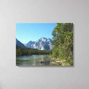 Leigh Lake im Grand-Teton-Nationalpark Leinwanddruck