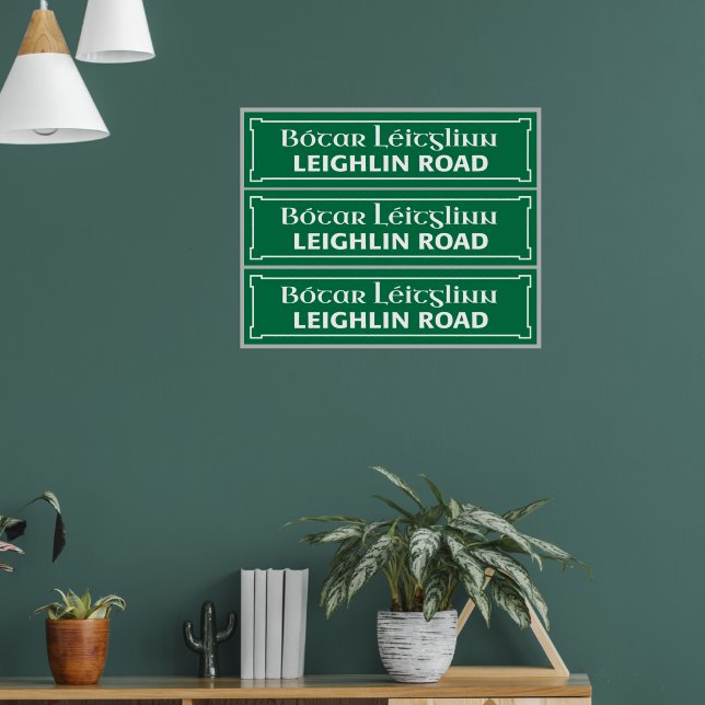 Leighlin Road Poster (Wohnzimmer 1)