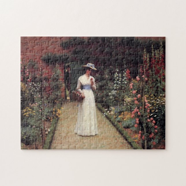 Leihgton Lady im Garten (Horizontal)