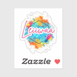 LEIIWAA – Island Girl Power Aufkleber