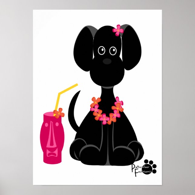 LeiLani das schwarze Labor Poster (Vorne)