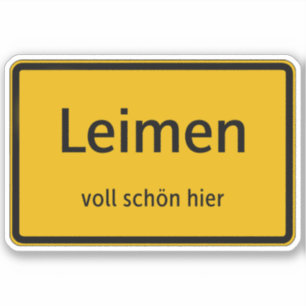 Leimen Aufkleber Sticker Autoaufkleber