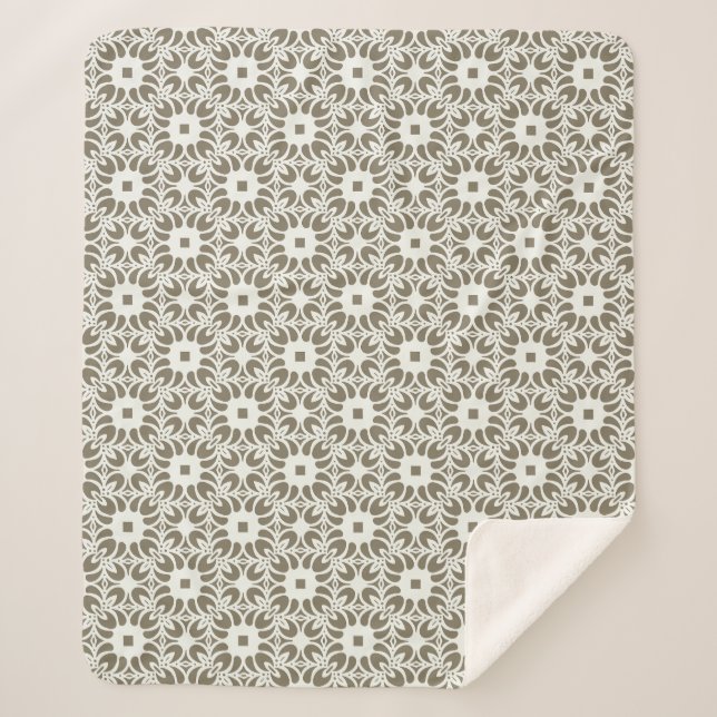 Leinen-Gitter Sherpadecke (Vorderseite)