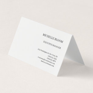 Leinen Modern Schlicht, einfach Minimalistisch Visitenkarten
