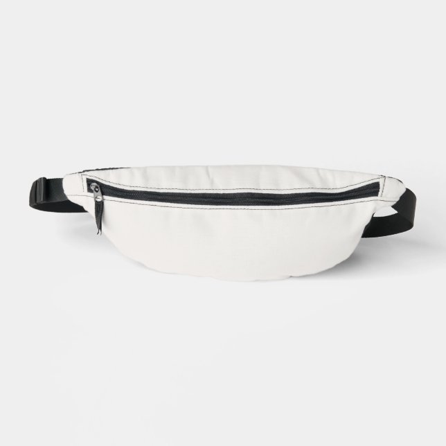 Leinen weiß, cremefarben bauchtasche (Vorderseite)