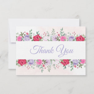 Leinenpapier-Flasche Vielen Dank Note Card Mitteilungskarte