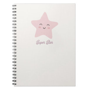 Leinenweiß, Off-White, Süßer Stern Notizblock