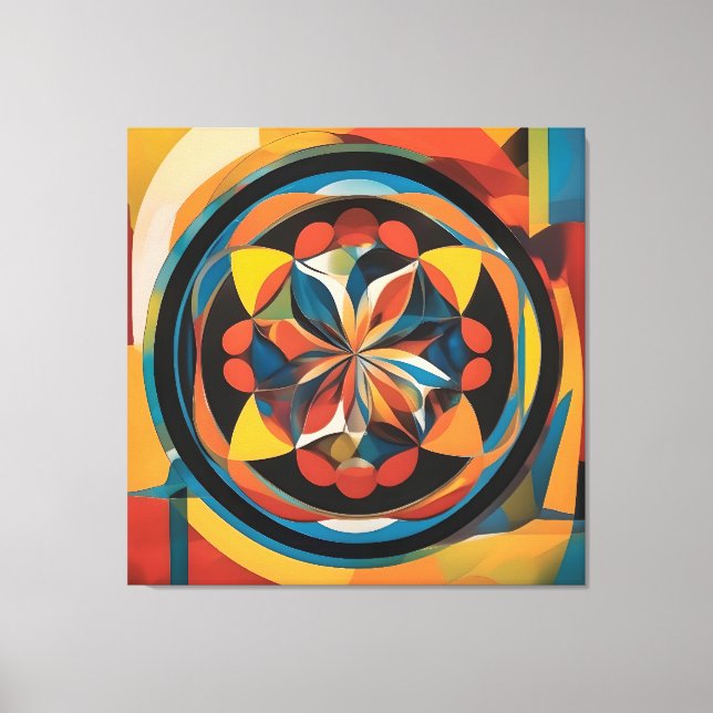Leinwand abstrakte Kunst (Vorderseite)