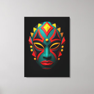 Leinwand Afrikanischer Masken