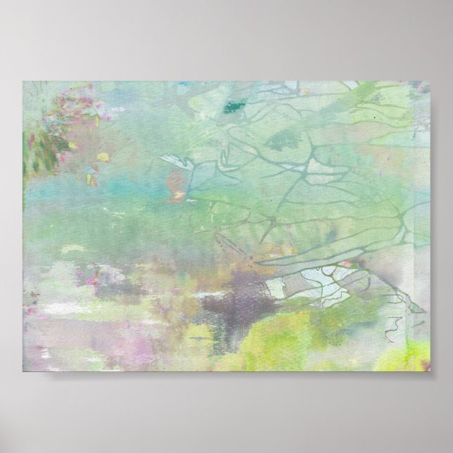 Leinwand am Meer Poster (Vorne)