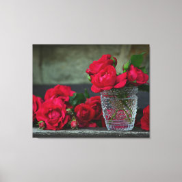 Leinwand an der Wand