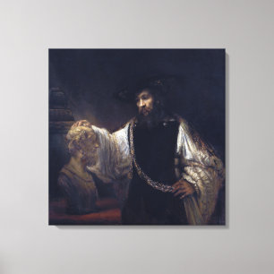 Leinwand Aristoteles mit einer Büste von Homer von