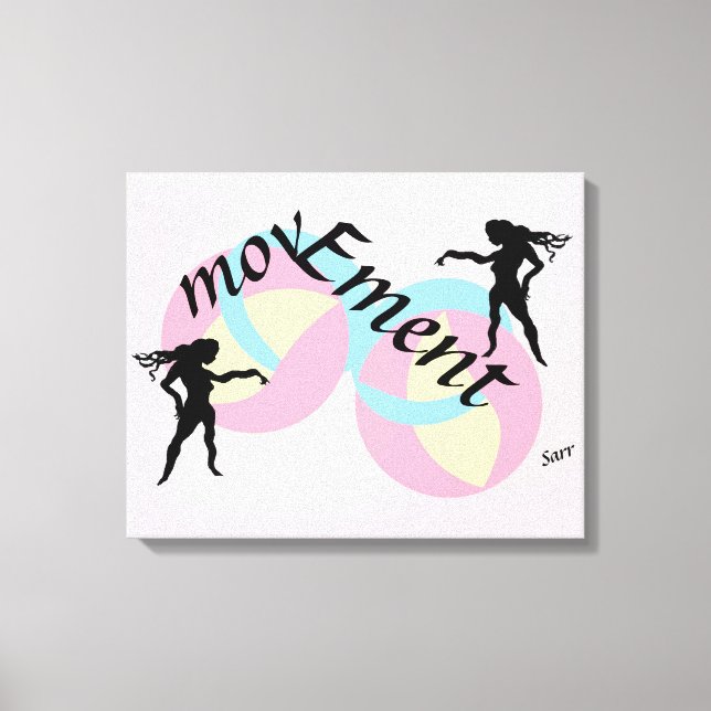 Leinwand Art: Bewegung (Vorderseite)