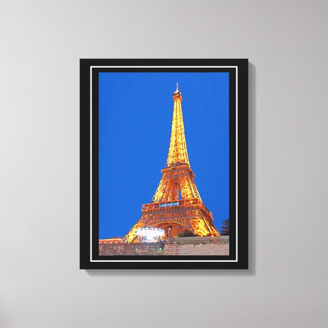 Leinwand Art-Eiffel Tower (Vorderseite)