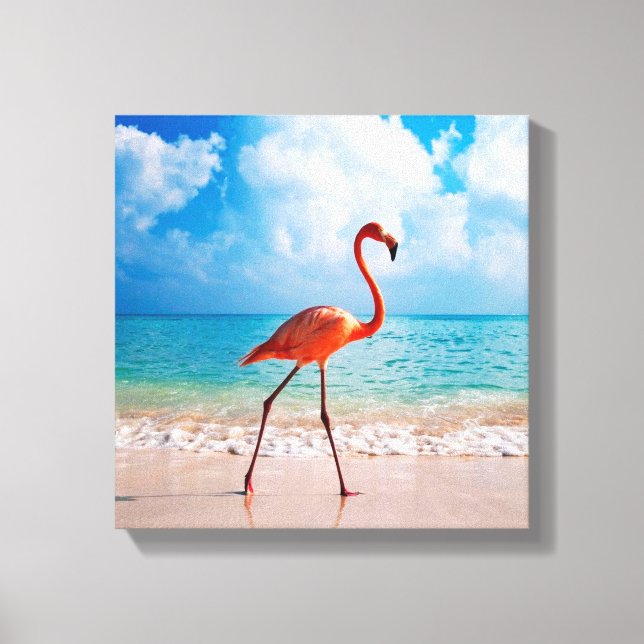 Leinwand Art-Flamingo (Vorderseite)