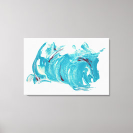 Leinwand Art Print - "Running with the Wind"