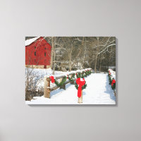 Leinwand Art-Winter Szene