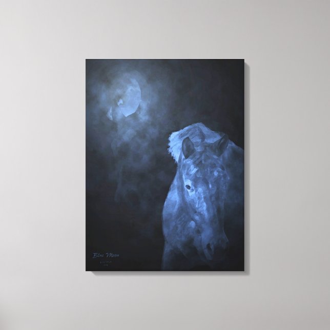 Leinwand aus blauem Mond (Vorderseite)