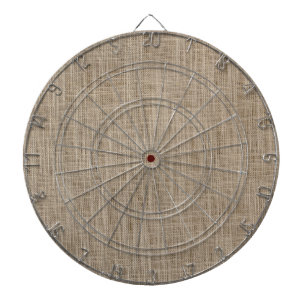 Leinwand aus Jute Dartscheibe