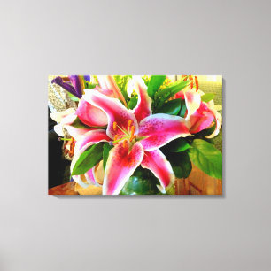 Leinwand aus rosa Stargazer