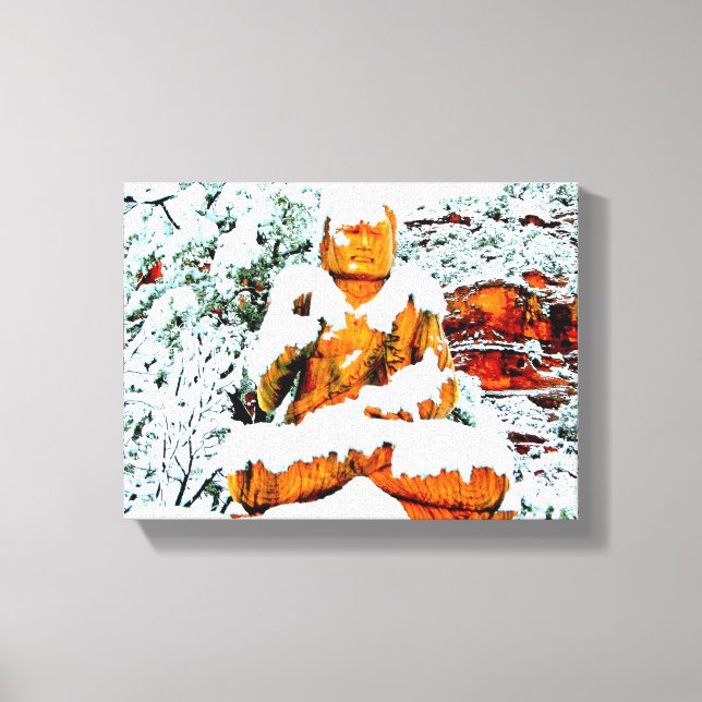 Leinwand aus Schnee Buddha (Vorderseite)