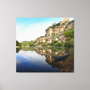Leinwand Beynac-et-Cazenac und Dordogne