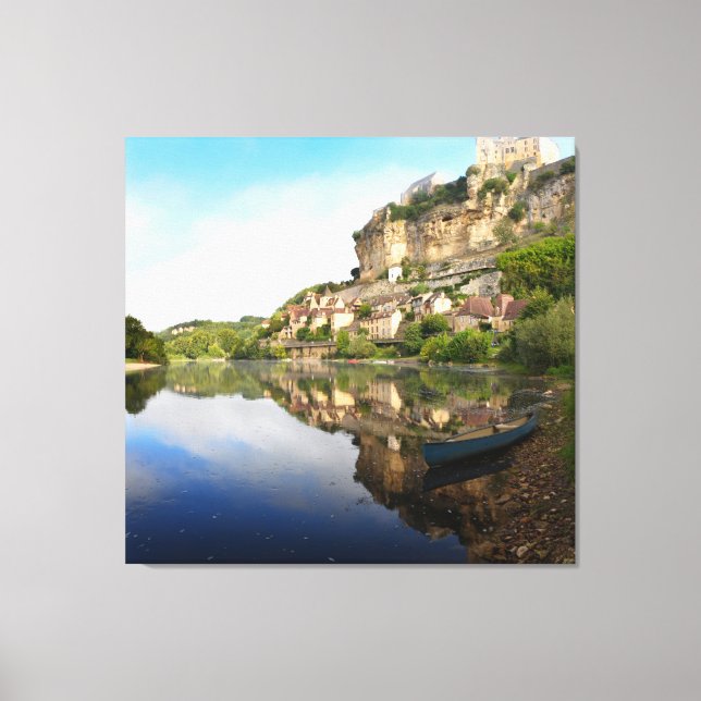 Leinwand Beynac-et-Cazenac und Dordogne (Vorderseite)