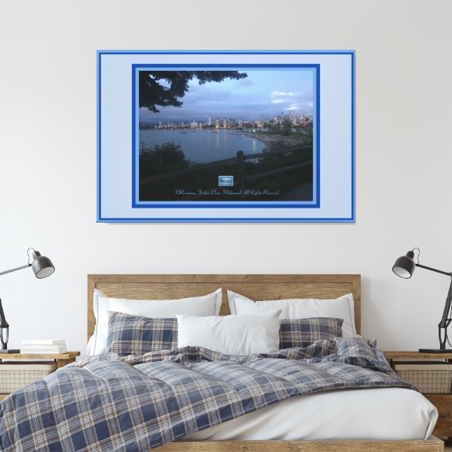Leinwand Blue (Water Front 111) RFPMDesign ©️ 2019 (Insitu (Schlafzimmer))