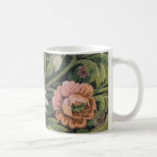 Leinwand-Blumen-Tasse 001 Kaffeetasse