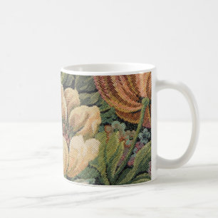 Leinwand-Blumen-Tasse 002 Kaffeetasse