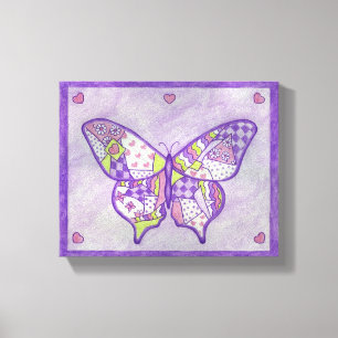 Leinwand Butterfly Art Print
