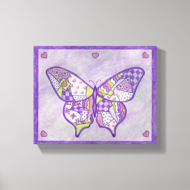 Leinwand Butterfly Art Print (Vorderseite)