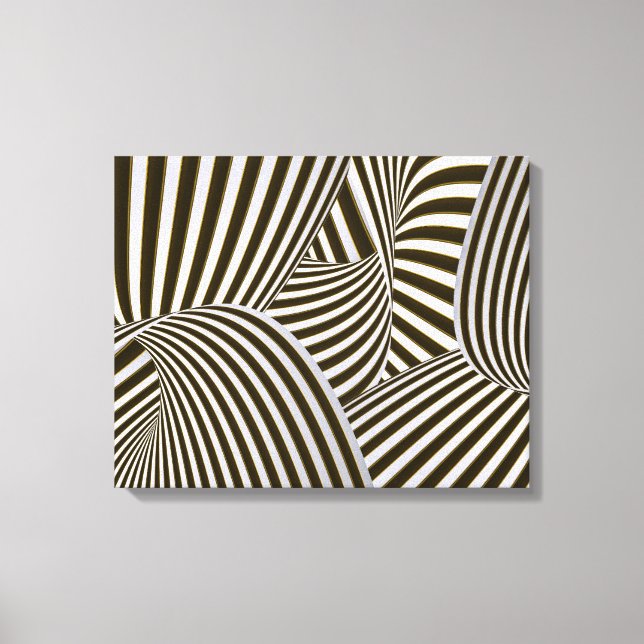 Leinwand der 3D-Drehungen (Vorderseite)