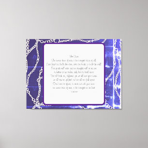 LEINWAND DER KETTE POEM-DESIGN