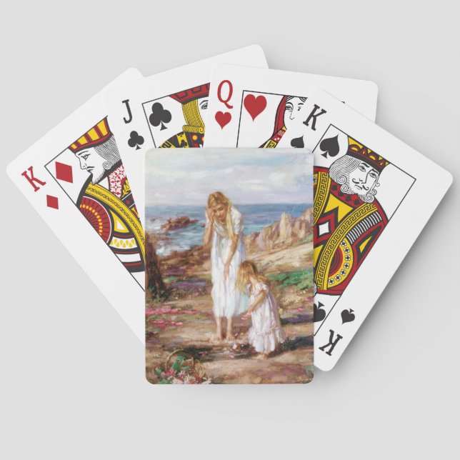 Leinwand der schönen Künste Spielkarten (Rückseite)