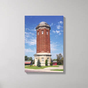 Leinwand des Manistique Water Tower