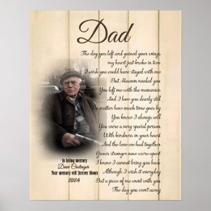 Leinwand des personalisierten Fotos für den Verlus Poster
