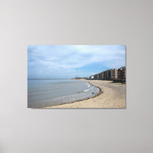 Leinwand des Rhylstrandes
