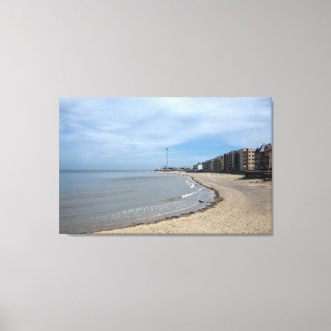 Leinwand des Rhylstrandes (Vorderseite)