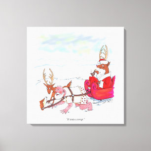 Leinwand des Weihnachtsmanns