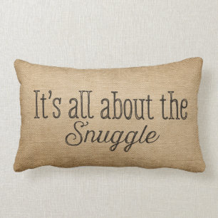 Leinwand, die ganz ungefähr der Snuggle seine ist Lendenkissen