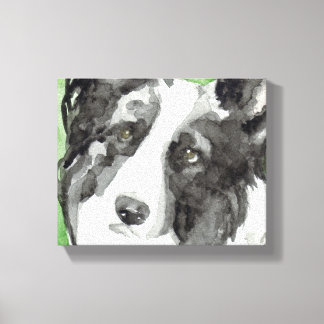 Leinwand Dog Art mit Border Collie