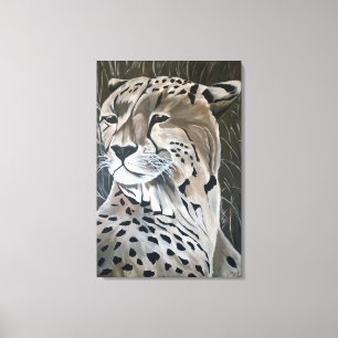 Leinwand-Druck 24x36 CHEETAH Org. Kunst-1. Leinwanddruck