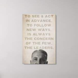 Leinwand-Druck Ludwigs von Mises Leaders Leinwanddruck