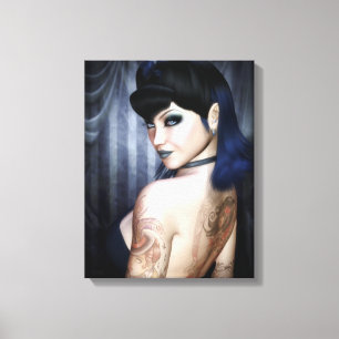 Leinwand-Druck Madame-Sophie Vampire Queen Wrapped Leinwanddruck