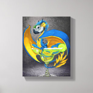 Leinwand-Druck Margarita-Drache-8x10 Leinwanddruck